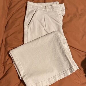 American Eagle Outfitters White Trousers